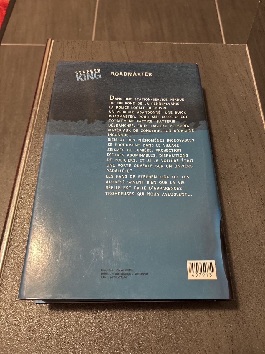 Bücher: Livre "Roadmaster" – Gebraucht aus Les Bois von warner10504 1