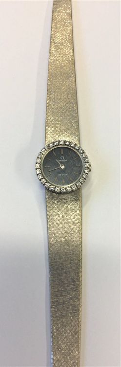 Omega Uhren: Omega Damen Weissgolduhr 18Karat – Gebraucht aus Hombrechtikon von Harosa