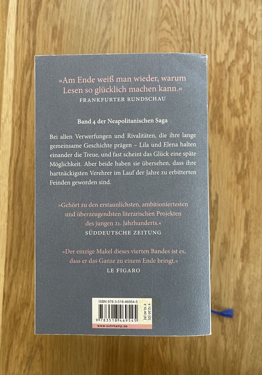 Bücher: Elena Ferrante: Neapolitanische Saga - 4 Bände – Gebraucht aus Arnegg von lara.andermatt 5