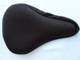 Velo-Sattelbezug schwarz. Radsport