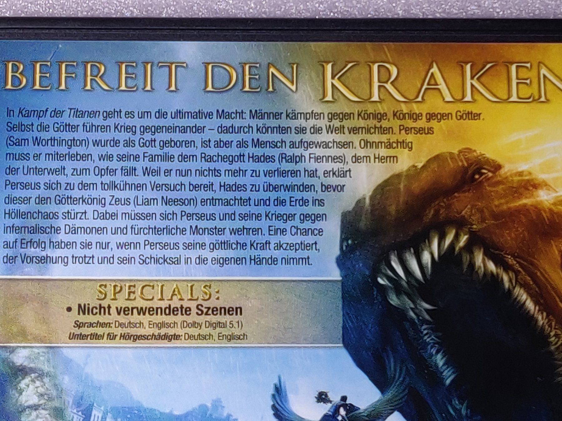 Tutti i DVDs: Kampf der Titanen / DVD – Usato da Zollikofen venduto da Blackie 2