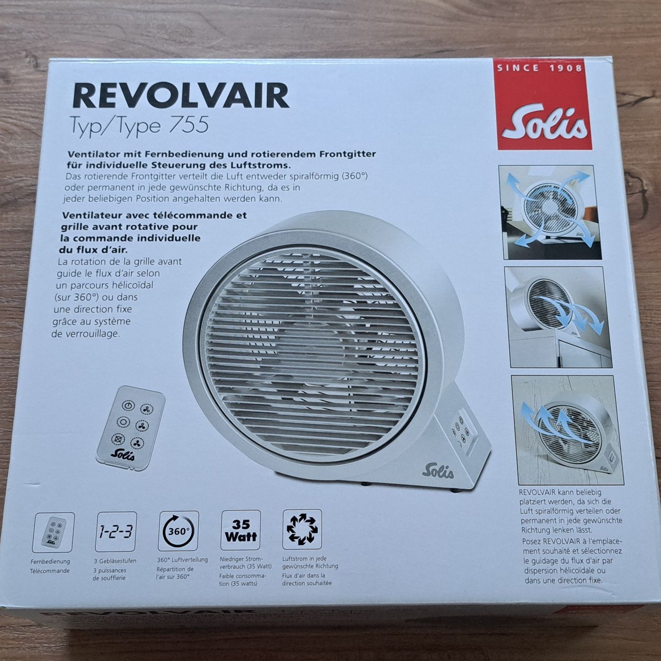 Solis Ventilatori: Solis Revolair 755 Ventilator – Nuovo (secondo la descrizione) da Kirchberg SG venduto da saiimen94