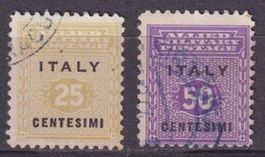 Italien, All. Mil. Reg.., Mi 2+4 ⊙, KW € 1.40