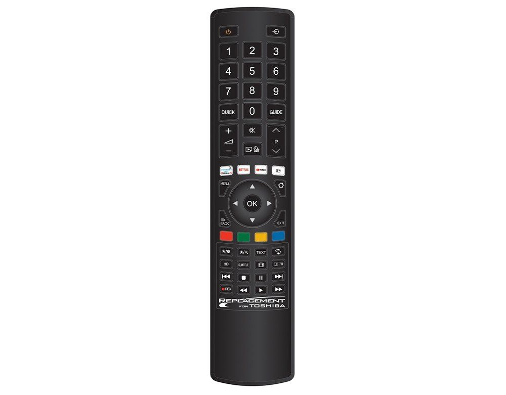 Telecomandi: Fernbedienung TOSHIBA TVs – Nuovo e nell'imballaggio originale da Dietlikon venduto da SAT-SWISS