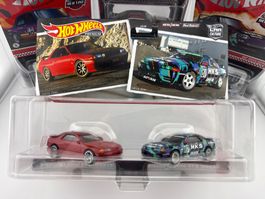 Hot Wheels Premium 2 Pack Nissan Skyline GT-R BNR32 HKS