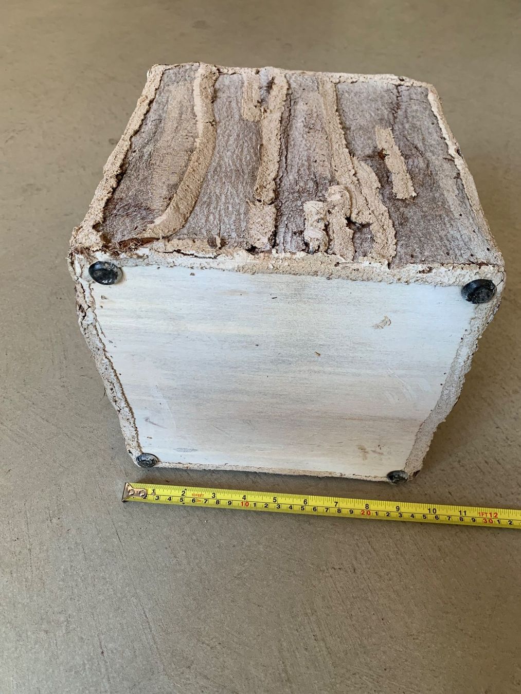 Vasi per fiori: Rustikaler Übertopf Holzoptik, quadratisch. – Nuovo (secondo la descrizione) da Flaach venduto da Rosatipi 2