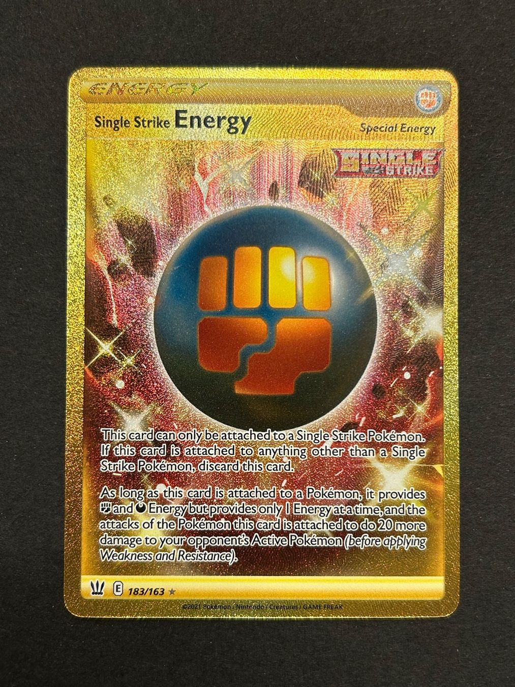 Pokémon Sammelbilder & Trading cards: Single Strike Energy SR Pokemon Battle Styles – Gebraucht aus Herrliberg von pokehool