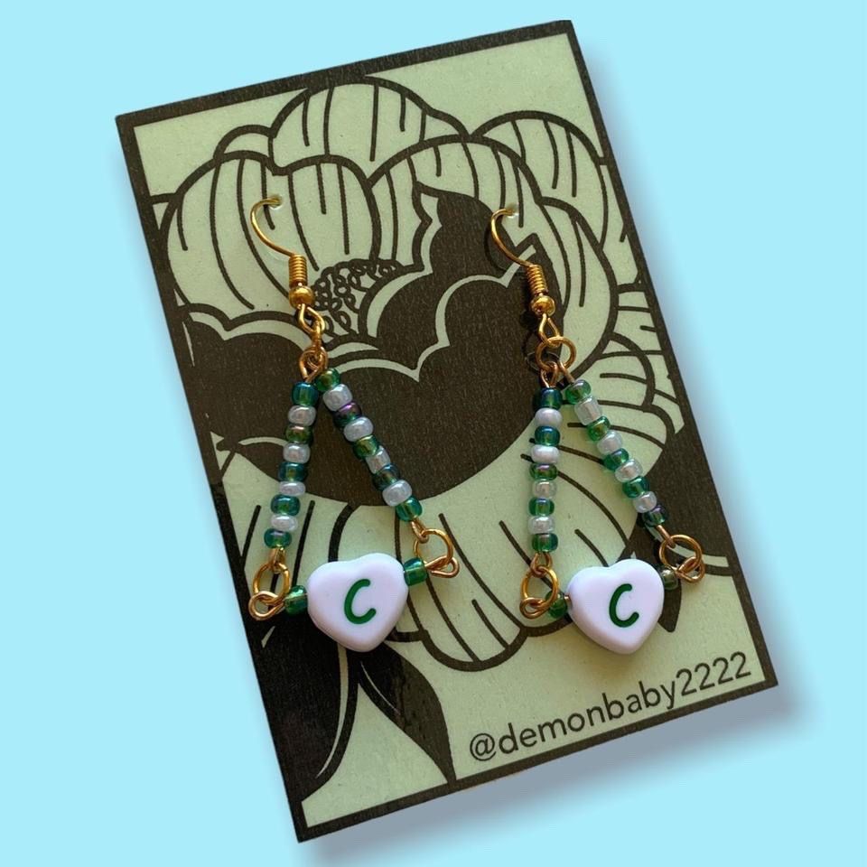 Boucles d'oreille: "C <3" earrings – Neuf avec emballage d'origine à Basel par demonbaby2222
