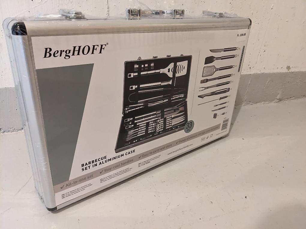 Bestecksets: Berghoff BBQ Grillset 33-teilig – Neu und originalverpackt aus Buchrain von haudiholu 1