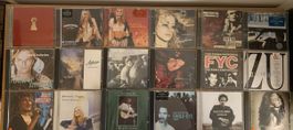 Lot de 18 CD de musique pop et rock, divers artistes