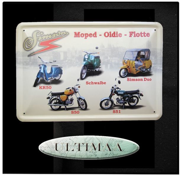 Ecriteaux: SIMSON -- Moped - Oldie - Flotte -- – Neuf avec emballage d'origine à Bern par Ultimaa
