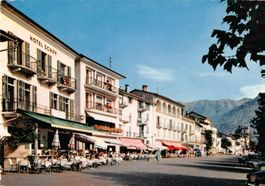 Saluti da ASCONA - La Piazza,Hotel Schiff