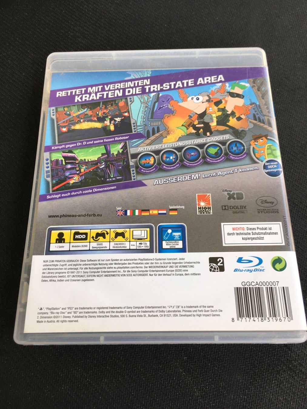 Sony Giochi: Phineas und Ferb -  PS3 / Playstation 3 – Usato da St.Gallen venduto da sjosjo 1