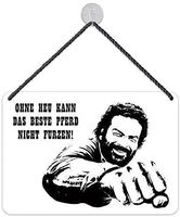 Metall-Hängeschild-BUD SPENCER-OHNE HEU