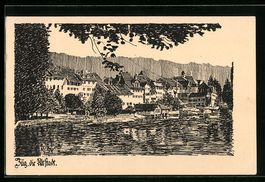 Zug, Teilansicht der Alt-Stadt