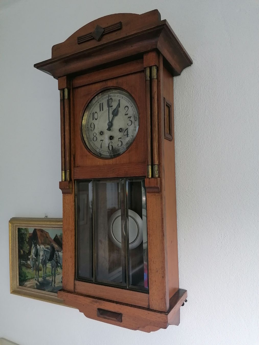 Uhren: Vintage Wanduhr Gustav Becker – Defekt aus Stettlen von Redno_Hilas