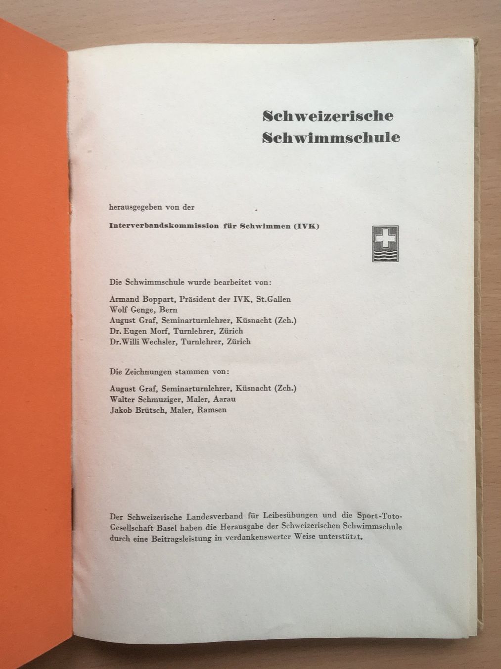 Libri: Schweizerische Schwimmschule - IVK – Usato da Grenchen venduto da Kogi7 1
