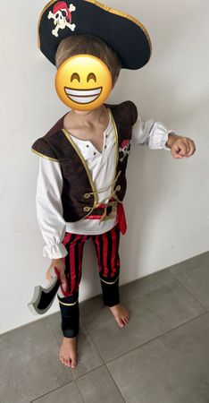 PIRATENKOSTÜM 8-10 JAHRE HALLOWEEN GR 128-140
