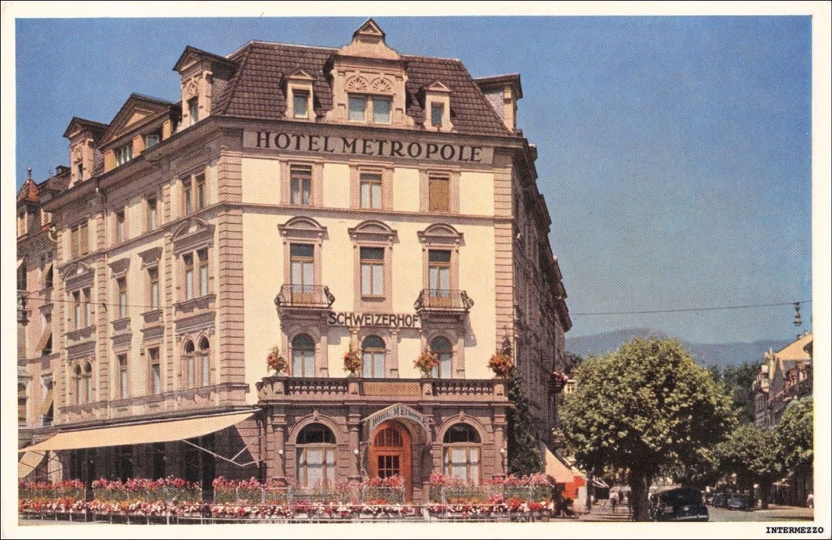 Ansichtskarten: Solothurn Hotel Metropole Schweizerhof – Gebraucht aus Basel von intermezzo12