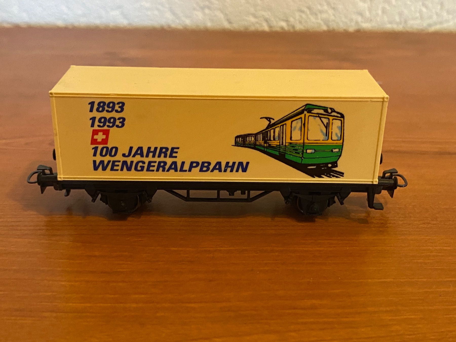 Märklin Modellini di ferrovie: Märklin  Containerwagon ''100 Jahre''  CFF / SBB  HO – Usato da Bonfol venduto da zagato43e 1
