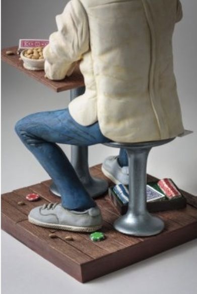 Statuette: Guillermo Forchino Figur POKERFACE  – Usato da Grenchen venduto da Floppa 3