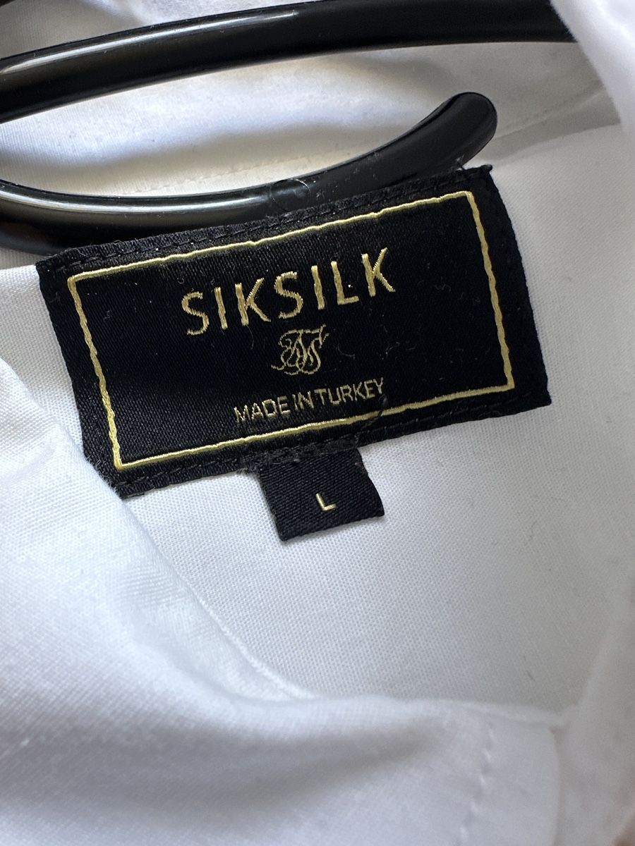 Siksilk Camicie: Camicia Siksilk bianca, taglia L - usata – Usato da Locarno venduto da AkuR71 2