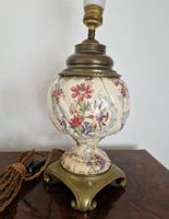 Antike Tischlampe Sarreguemines  Lavalliere
