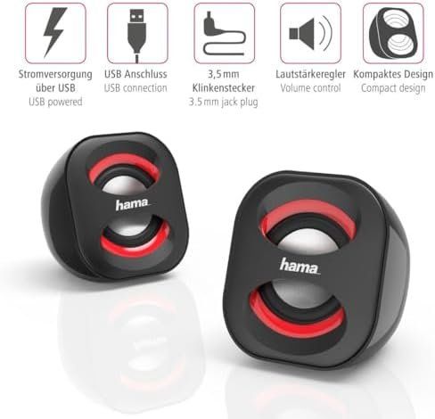 Casse acustiche: PC Lautsprecher Sonic Mobil 183 Schwarz/rot – Nuovo e nell'imballaggio originale da Hundwil venduto da Stallone5 6
