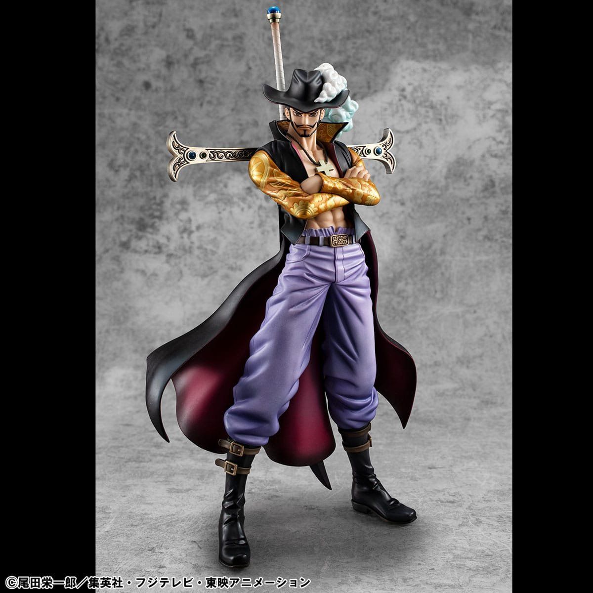 Statuette: One Piece P.O.P. SA-MAXIMUM Hawk Eye Dracule Mihawk Ver. R – Nuovo e nell'imballaggio originale da St-Imier venduto da ATTAKSHOP 4