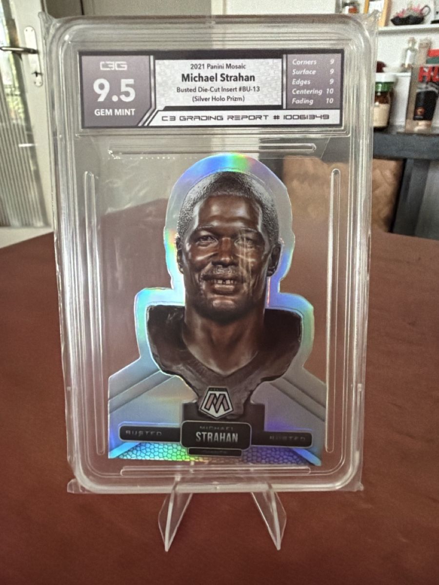 NFL Cartes à collectionner: NFL - Michael Strahan - Busted Die-Cut Insert - C3G9.5 – D'occasion à Bern par sam_25hm