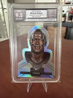 NFL - Michael Strahan - Bustrd Die-Cut Insert - C3G9.5