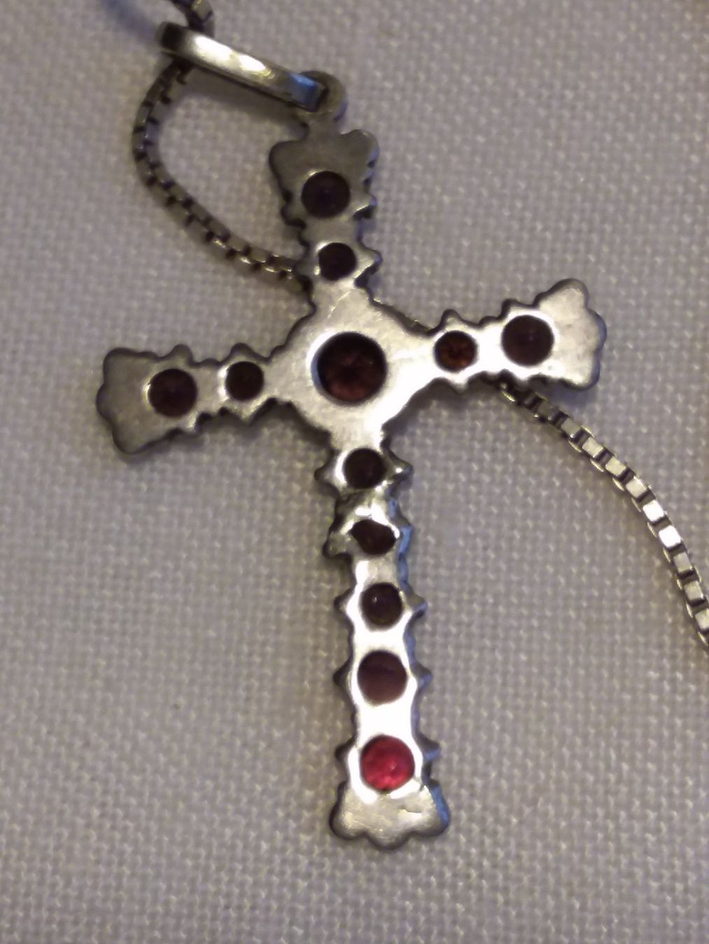 Anhänger: Antikes Kreuz Silber an Silber Halskette – Gebraucht aus Zürich von sanwit 4