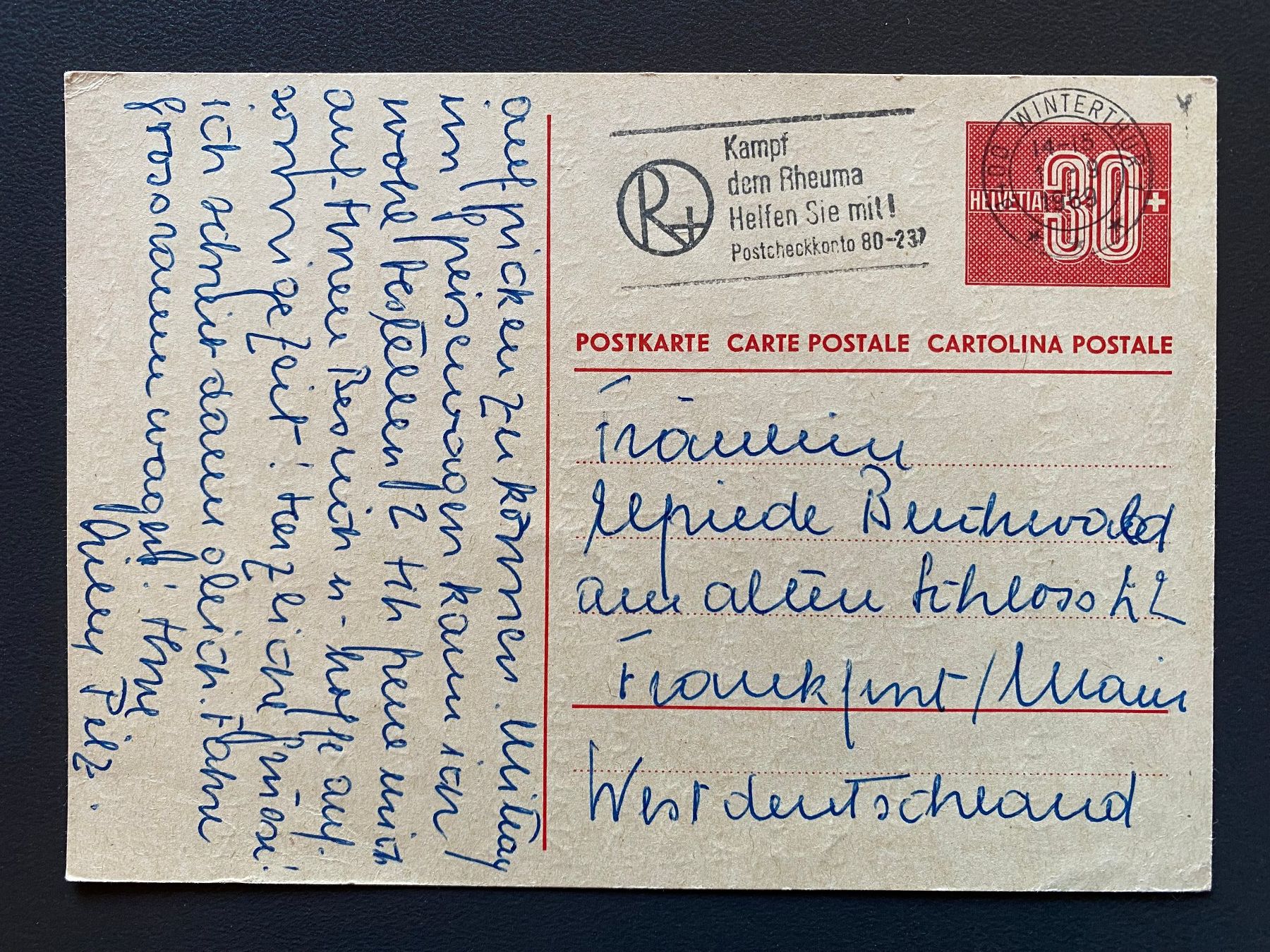 Tutti i francobolli: Postkarte CH 1969 – Usato da deitingen venduto da popcorn02