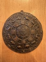 Antike Scheibe mit Tierkreiszeichen, Tibet, handarbeit