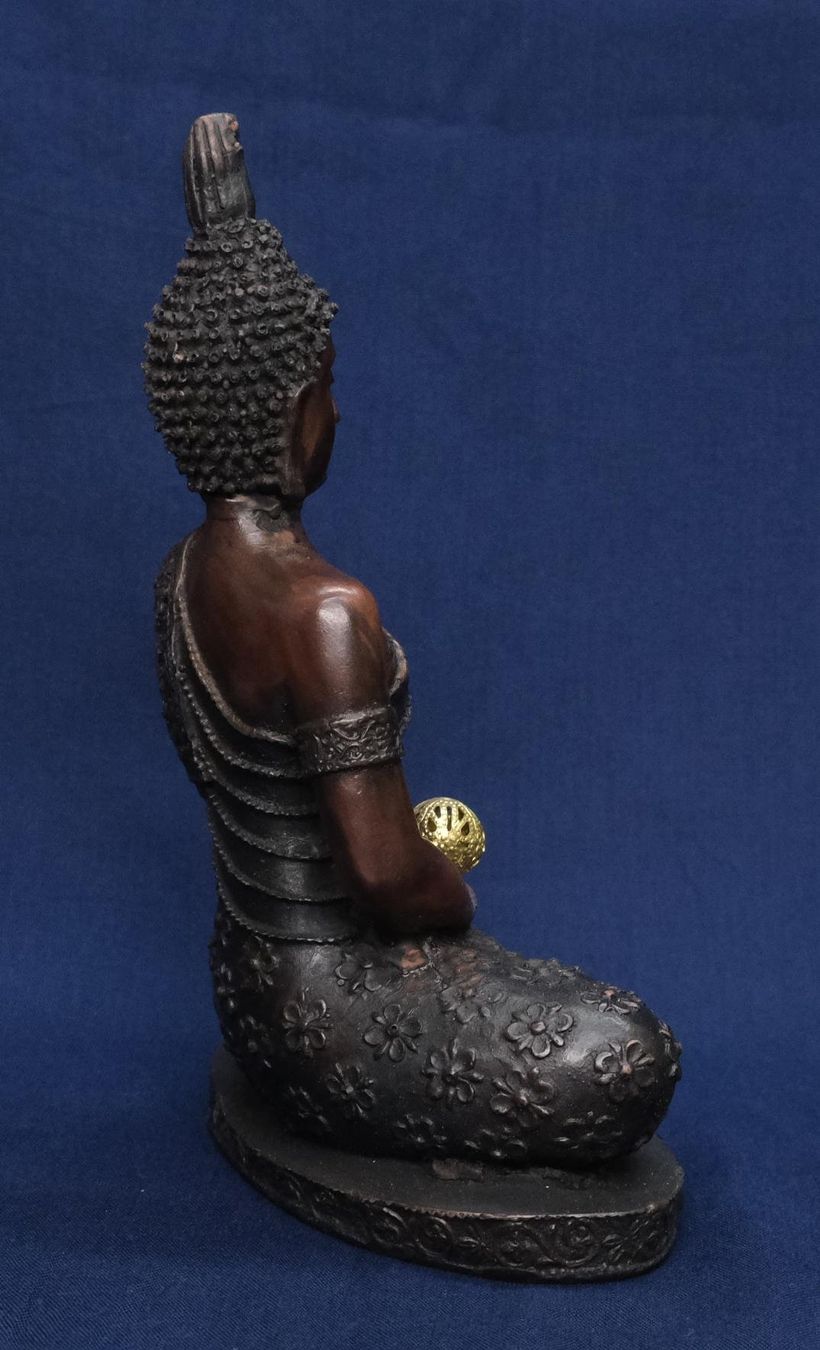 Sculture & Statue: Buddha in Meditation, filigran verziert – Nuovo (secondo la descrizione) da Zürich venduto da Masala-Oase 7