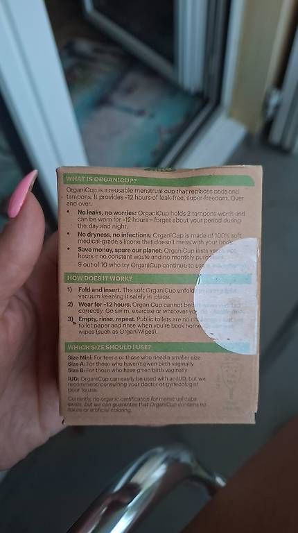 Medizinische Geräte: OrganiCup Menstruationstasse Gr. Mini – Neu und originalverpackt aus Aefligen von helinae90 1