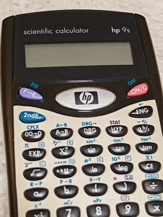 HP 9s wissenschaftlicher Rechner - Top Zustand!🔥 (Gebraucht) in ...
