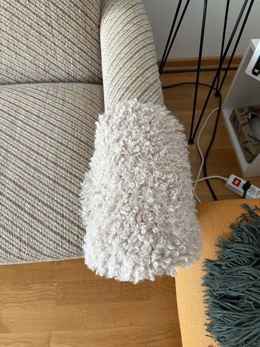 Sofas: Sofa Bett 3-Plätzer Beige Gestreift – Gebraucht aus Zürich von 54ug 3