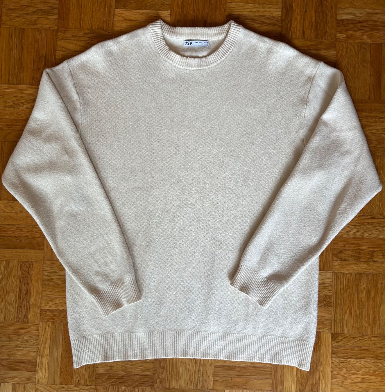 Zara Maglioni & Felpe: Herren Pullover ZARA Grösse L, Farbe OFFWHITE-CREAM – Usato da Zürich venduto da ritschi37