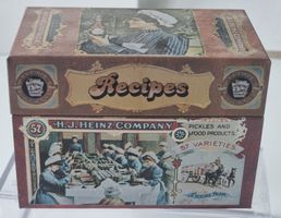 antike Blechdose Rezepte H.J. HEINZ COMPANY nostalgisch