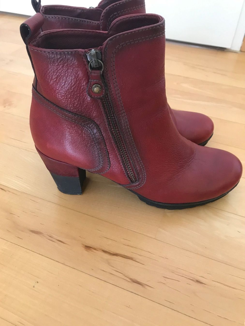 Damenschuhe: Rote Stiefeletten – Gebraucht aus Erlinsbach von Basi67 3