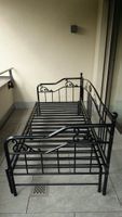 Daybed Metal Frame Black with Slatted Base Used Condition