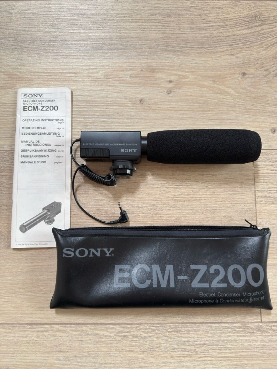 Sony Microfoni: Sony ECM-Z200 Electret Kondensator Mikrofon – Usato da Sarmenstorf venduto da Nathaliie_21