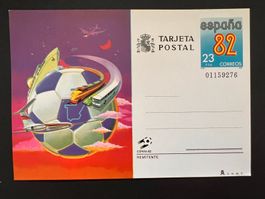 Fussball WM 82 Postkarte Spanien   (R194)