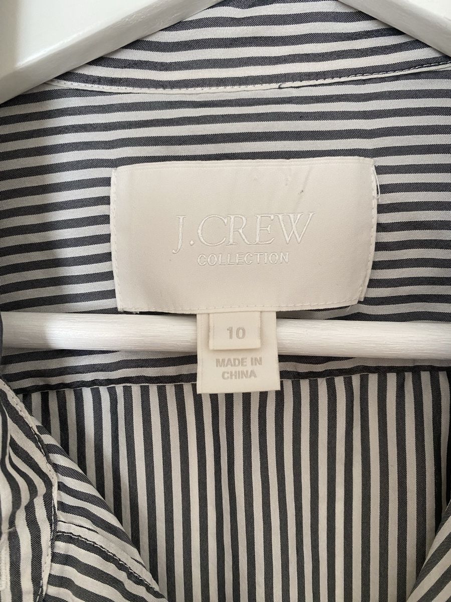 J.Crew Camicette: J.Crew Collection 100% Silk Striped Blouse – Nuovo (secondo la descrizione) da Herrliberg venduto da non_5qdb 1