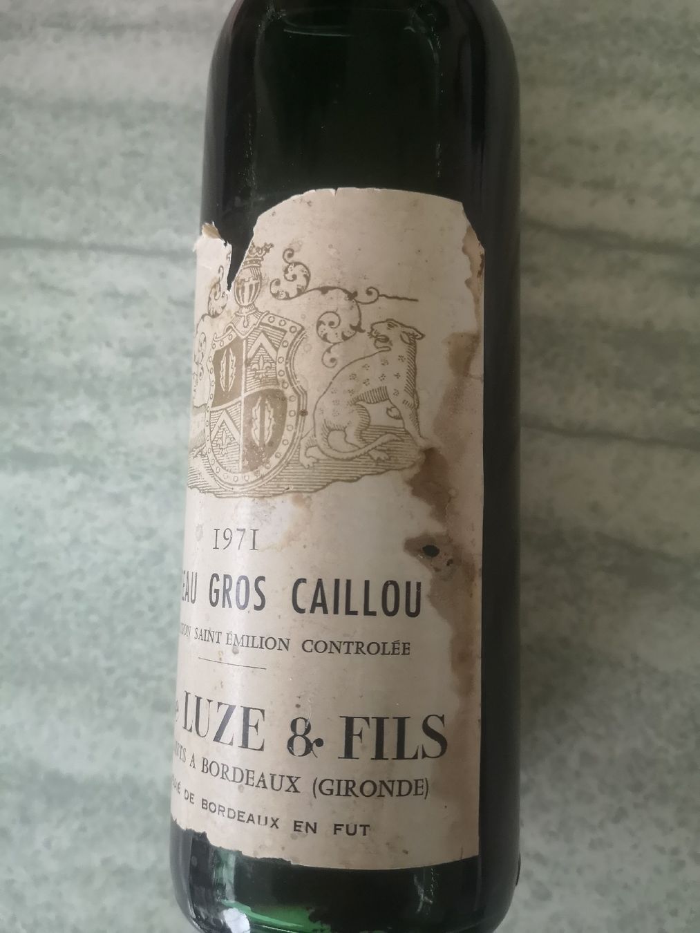 Vino: Weinflasche Rot 1971 – Usato da Tennwil venduto da Ringo10 3
