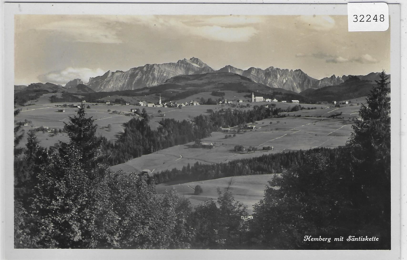 Cartes postales: Hemberg mit Säntiskette – D'occasion à Ettingen par Kartenplanet