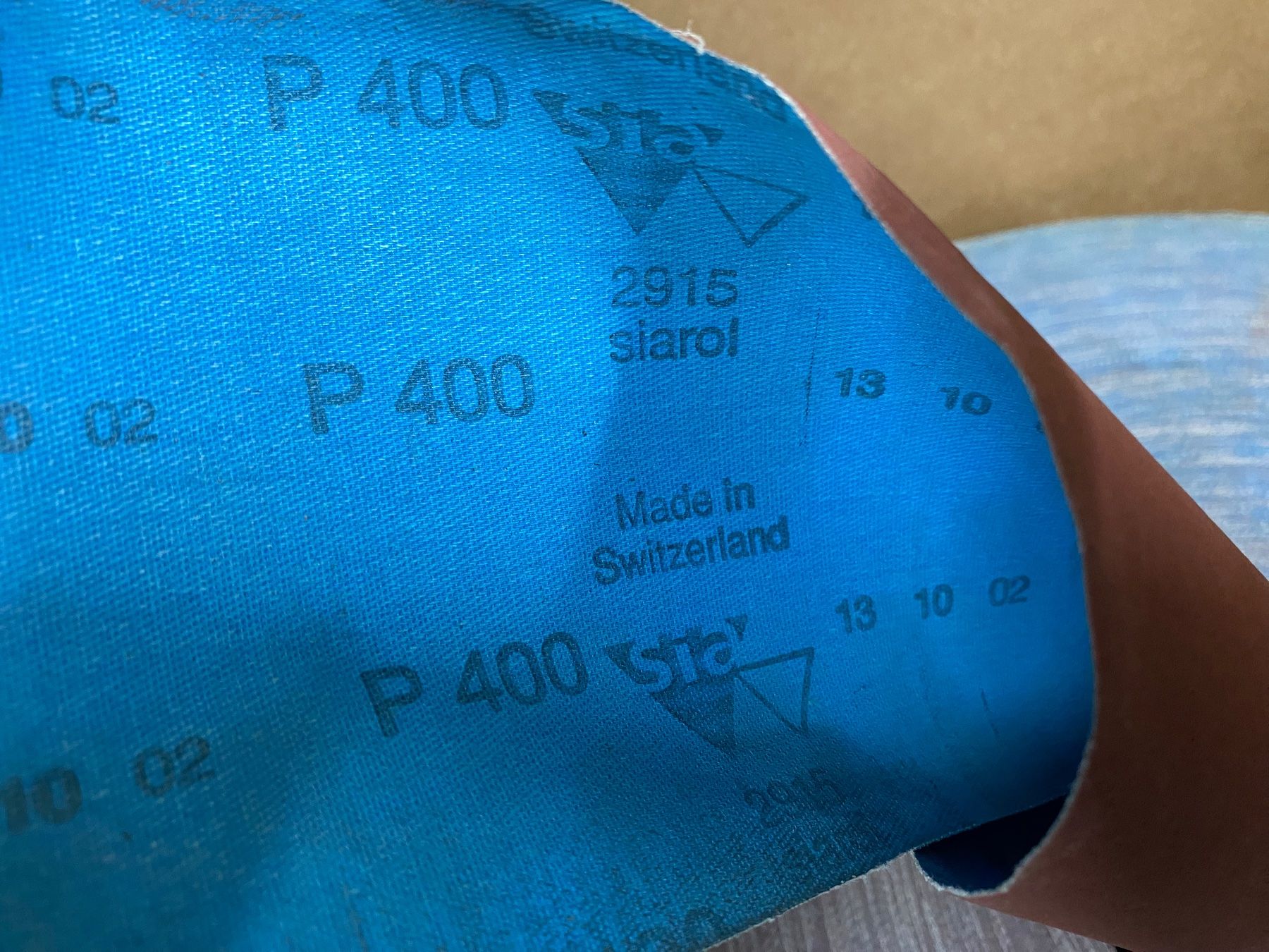 Smerigliatrici & Lucidatrici: Schleifpapier siarol P400 SIA – Nuovo (secondo la descrizione) da Eschlikon TG venduto da ArtRec 2