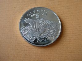 Cook Islands 1996, 2 Dollars, Silber .500  10.06 g unzirk