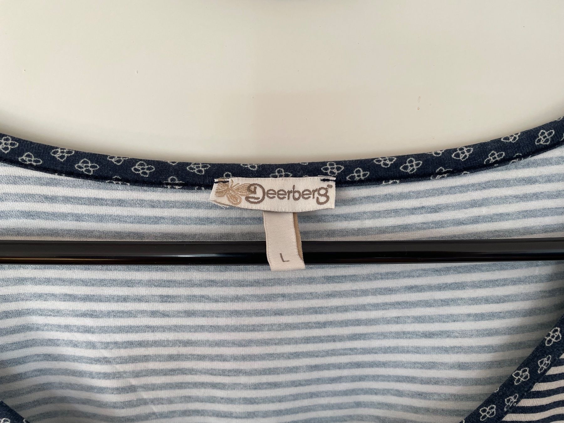 Deerberg Tuniche: DEERBERG blau gemusterte Tunika Gr. L – Usato da Unterentfelden venduto da mar_kg6w 1